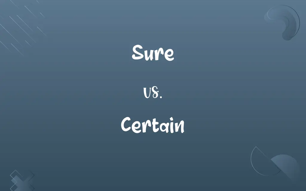 Sure vs. Certain