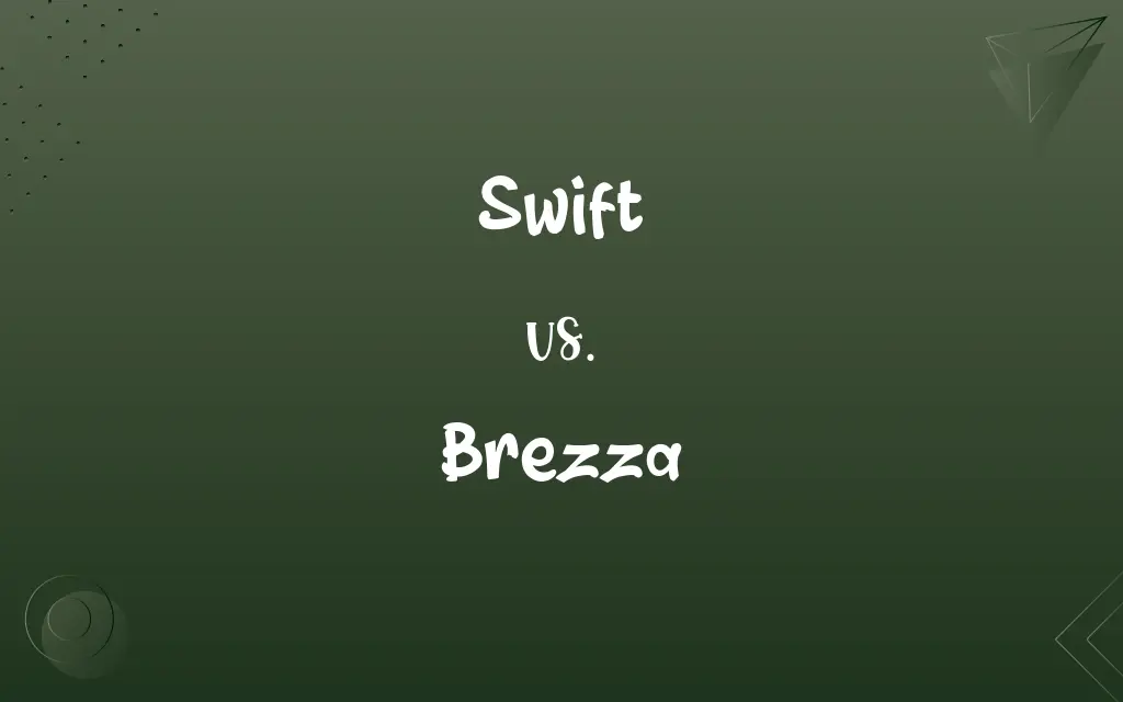 Swift vs. Brezza