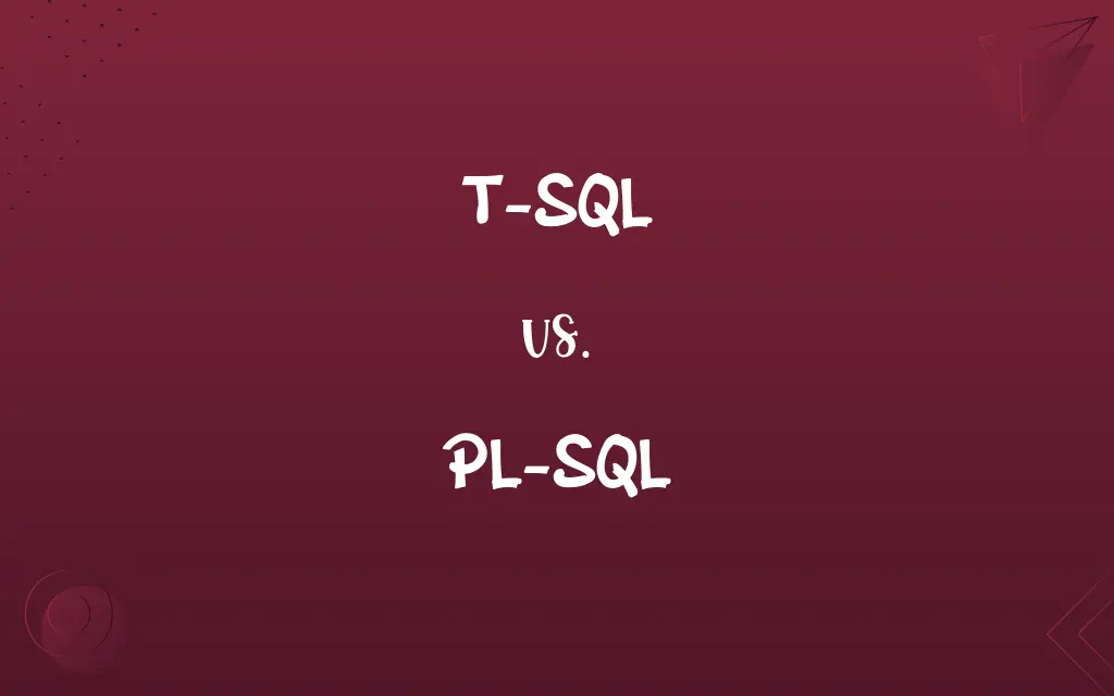 T-SQL vs. PL-SQL