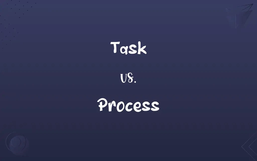 Task vs. Process