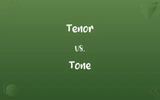 Tenor vs. Tone