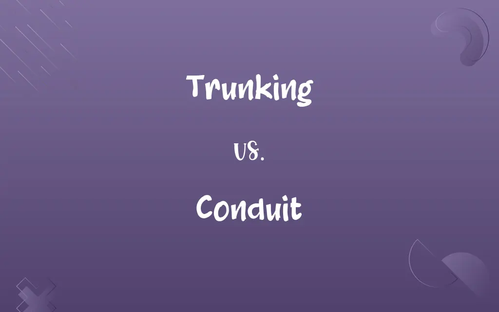 Trunking vs. Conduit