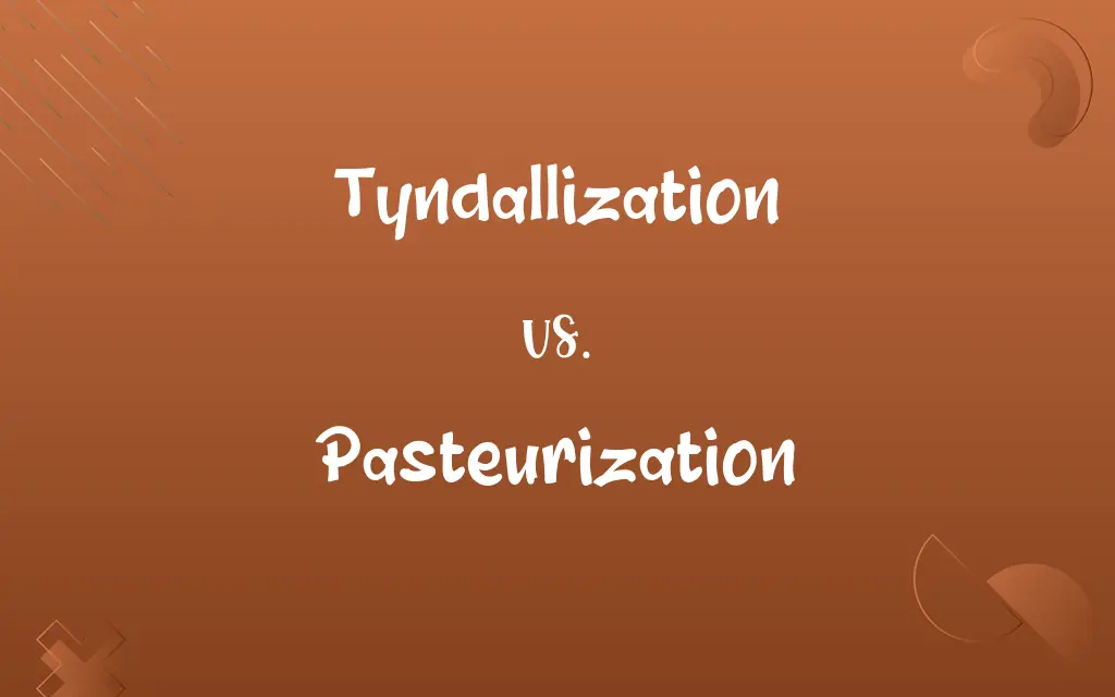 Tyndallization vs. Pasteurization