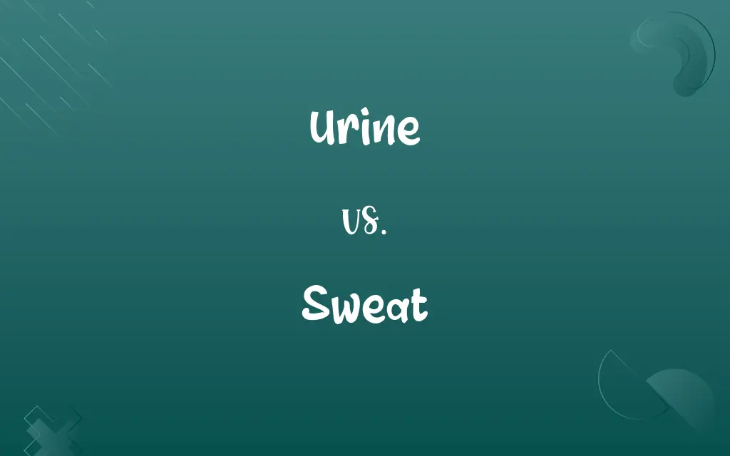 Urine vs. Sweat
