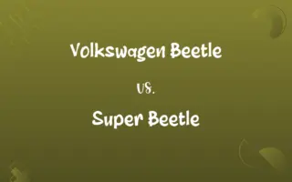 Volkswagen Beetle vs. Super Beetle