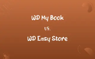 WD My Book vs. WD Easy Store