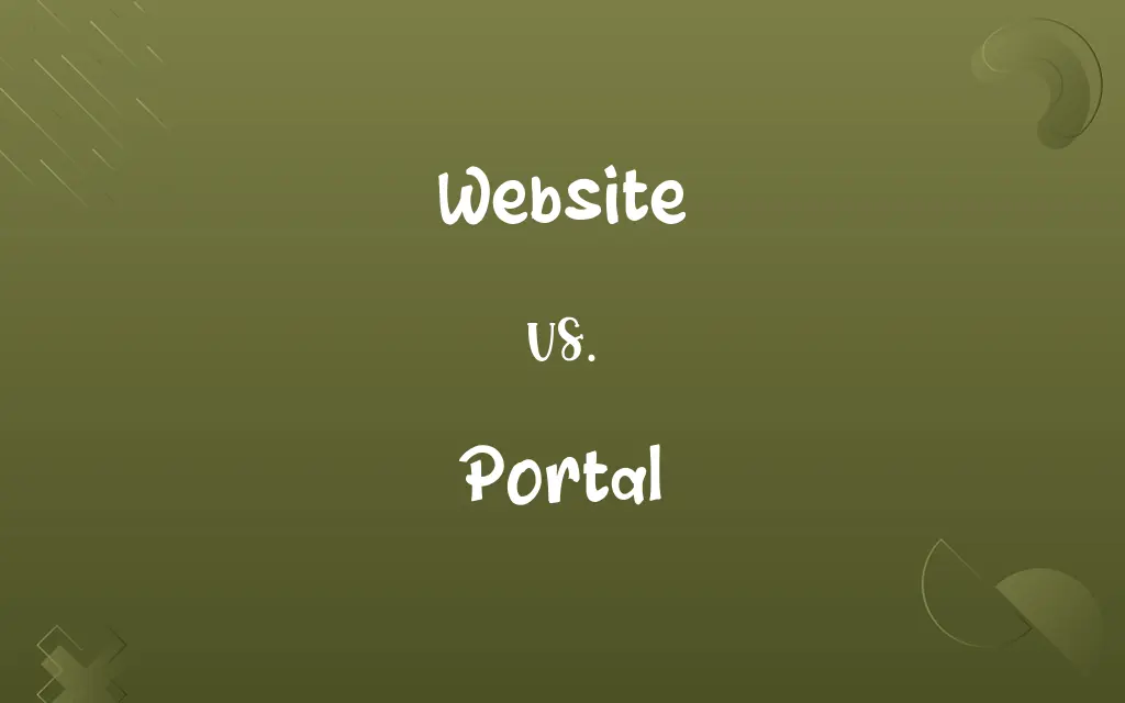 Website vs. Portal