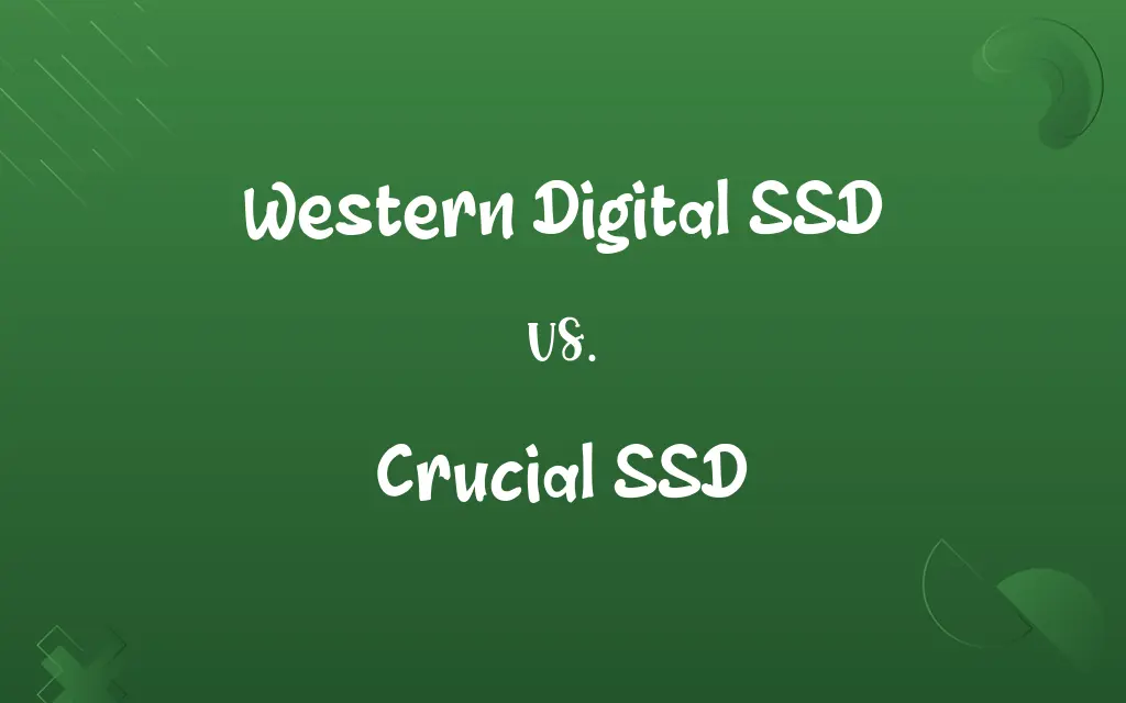 Western Digital SSD vs. Crucial SSD