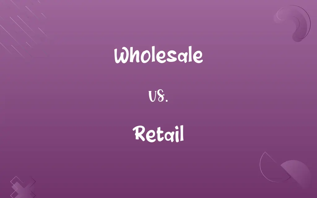 Wholesale vs. Retail