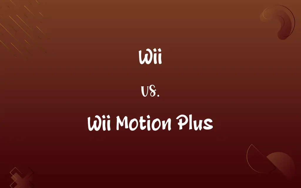 Wii vs. Wii Motion Plus