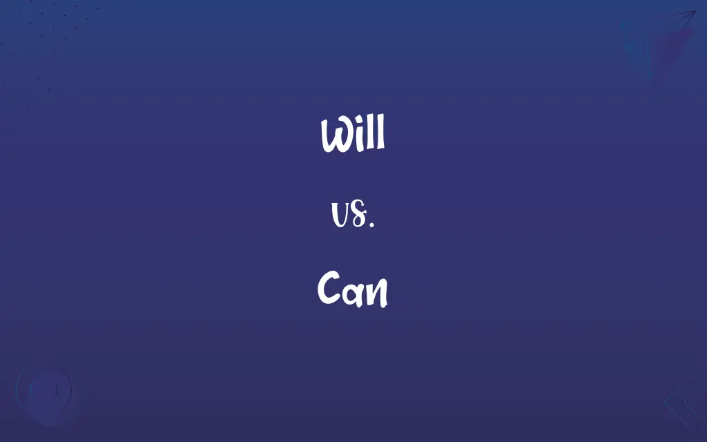 Will vs. Can