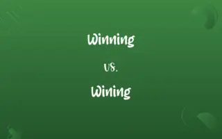 Winning vs. Wining
