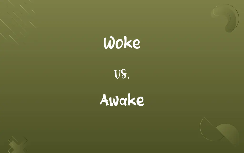 Woke vs. Awake