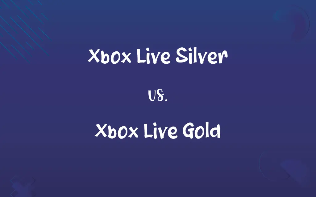 Xbox Live Silver vs. Xbox Live Gold