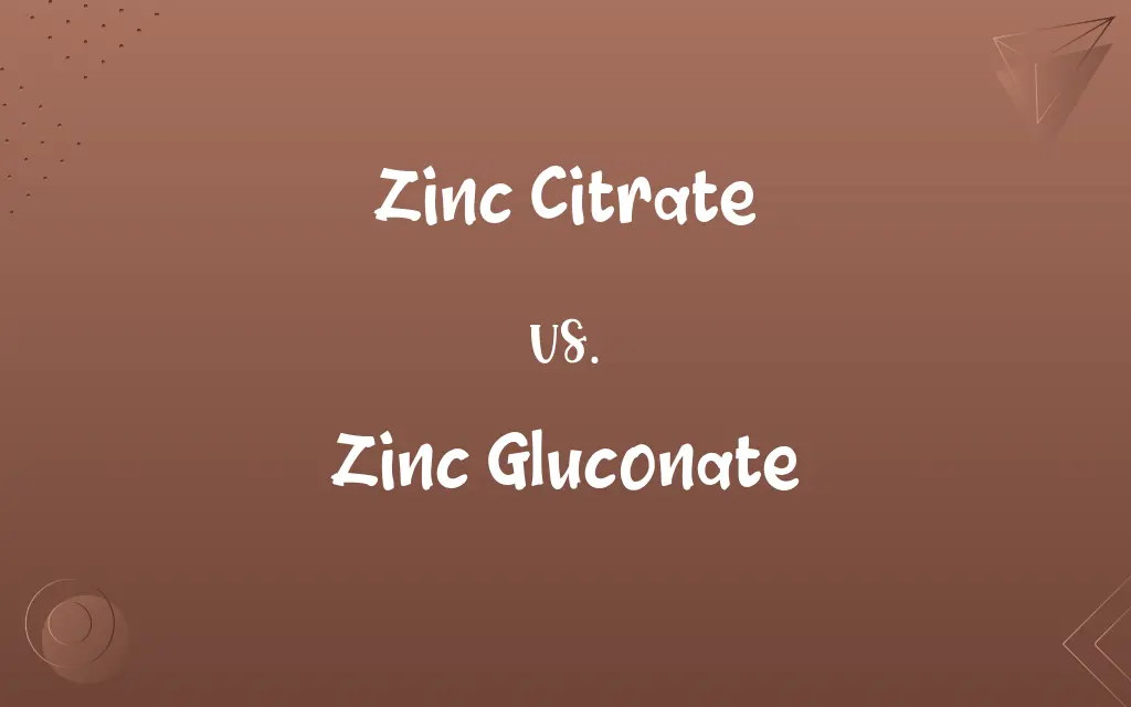 Zinc Citrate vs. Zinc Gluconate